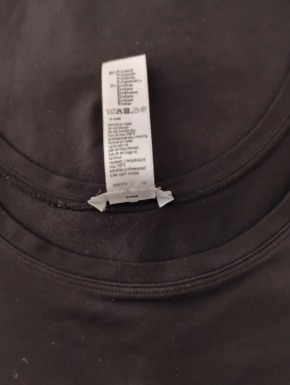 Hanro Touch Feeling Tank Black Size L - Picture 5 of 5